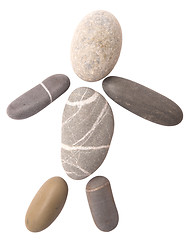 Image showing pebble man