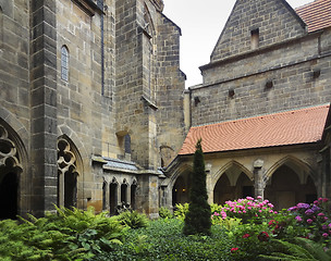 Image showing monastery garden