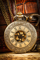 Image showing Vintage pocket watch