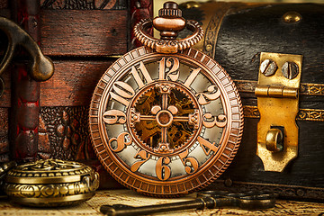 Image showing Vintage pocket watch