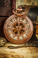 Image showing Vintage pocket watch