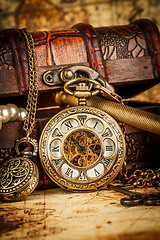 Image showing Vintage pocket watch