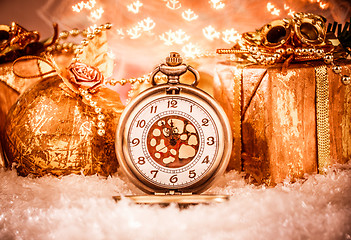 Image showing Christmas pocket watch