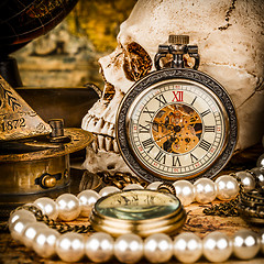 Image showing Vintage pocket watch