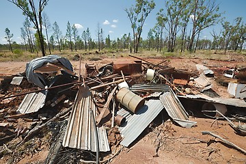 Image showing Debris pile