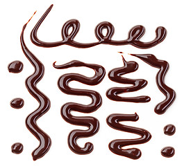 Image showing sweet chocolate sauce
