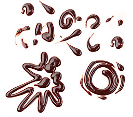 Image showing sweet chocolate sauce