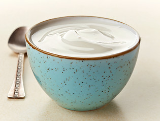 Image showing bowl of greek yogurt