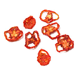 Image showing Dried slices of tomato