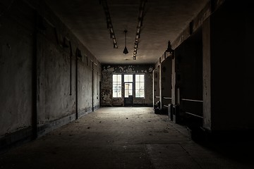 Image showing Dark and abandoned place