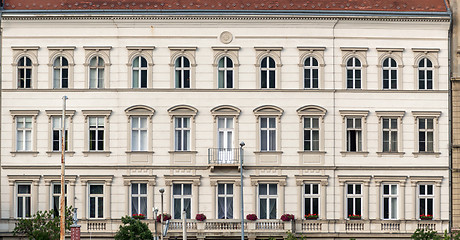 Image showing Closeup photo of a building