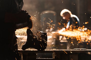 Image showing Industrial Worker at the factory