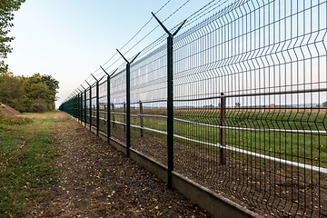 Image showing Private property in the forest