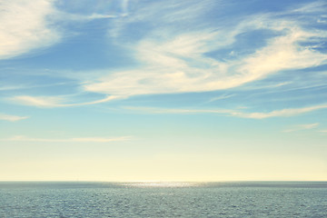 Image showing Peaceful seascape at midday