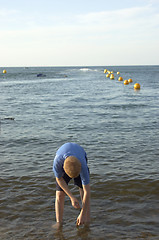 Image showing Fun at the beach