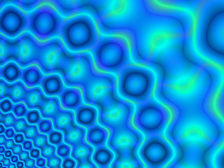 Image showing Blue bubbles