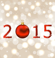 Image showing Happy new year shimmering background