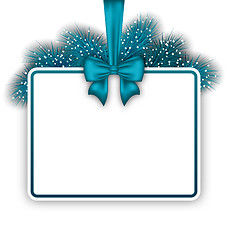 Image showing New Year elegant card with copy space for your text