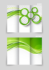 Image showing Tri-fold brochure template design