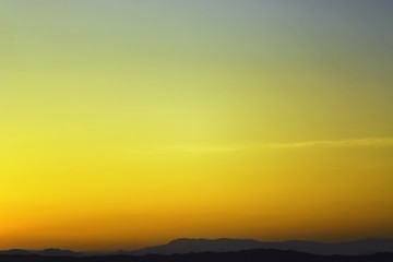 Image showing Fiery Countryside Sunrise