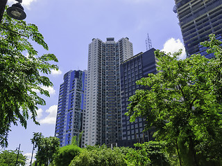 Image showing Modern Green Buildings