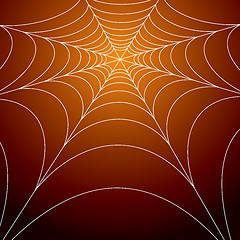 Image showing spooky spiders web