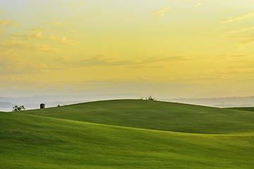 Image showing Golf Sunrise