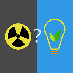 Image showing Atomic and eco-friendly energy sources