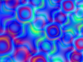 Image showing Blue bubbles