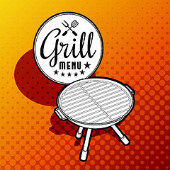 Image showing Barbecue grill