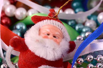 Image showing santa claus with diamond, new year card