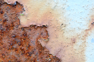 Image showing old metal plate steel background