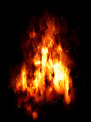 Image showing fire texture