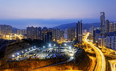 Image showing hong kong modern city