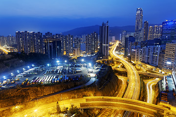 Image showing hong kong modern city