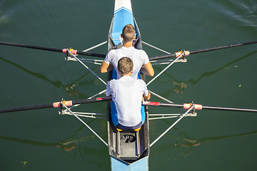 Image showing Two rowers