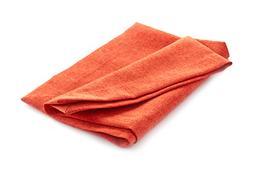 Image showing folded cotton napkin