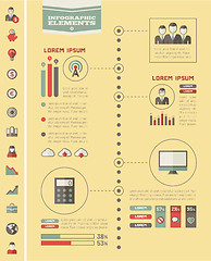 Image showing IT Industry Infographic Elements