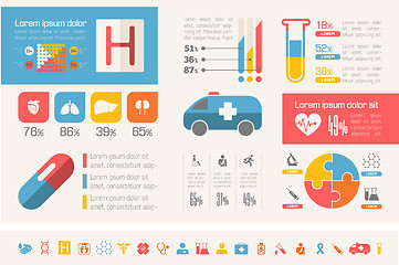 Image showing Emergency Infographic Template.