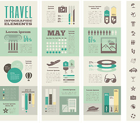 Image showing Travel Infographic Template.