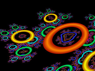 Image showing Color rings