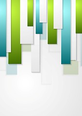 Image showing Abstract corporate stripes background