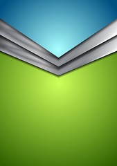 Image showing Abstract corporate modern background with arrow