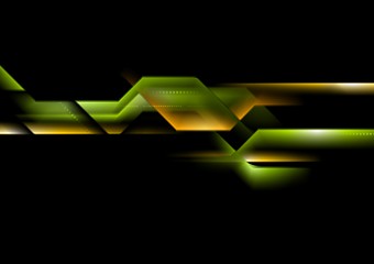 Image showing Abstract technology striped background