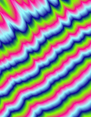 Image showing Multi Colored Waves