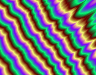 Image showing Multi Colored Waves