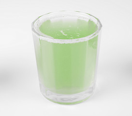 Image showing Green apple juice