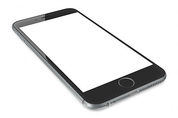 Image showing Space Gray iPhone 6 with blank screen