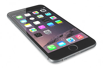 Image showing Space Gray iPhone 6