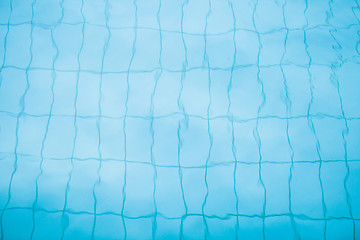 Image showing Bottom of swimming pool background